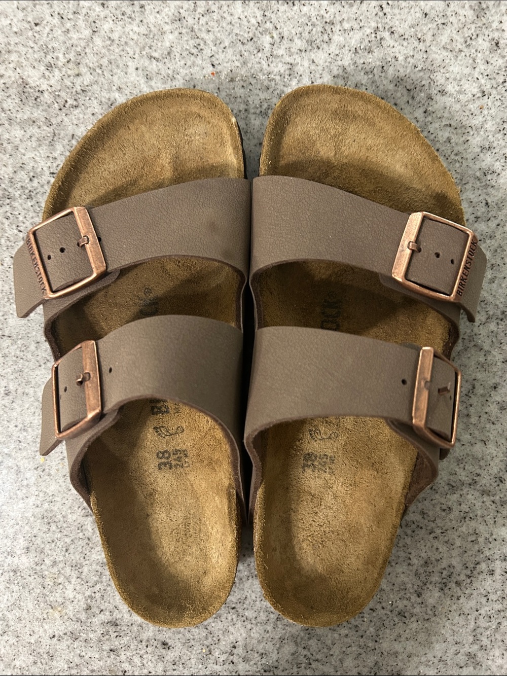 Birkenstock Arizona Birkibuk Sandals in MOCHA sz 38R